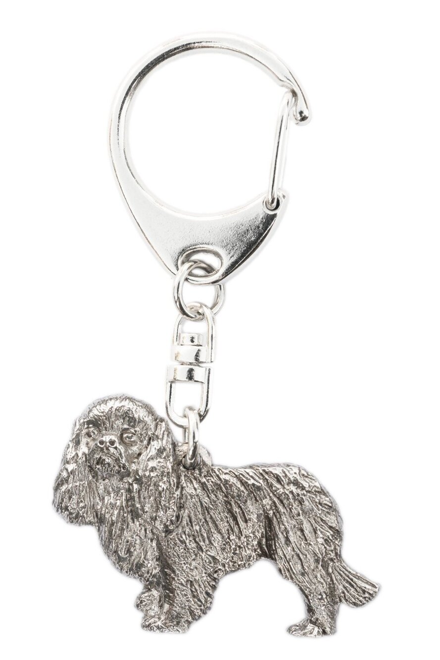 1747 King Charles Spaniel Made in U.K Artistic Style Dog Key Ring